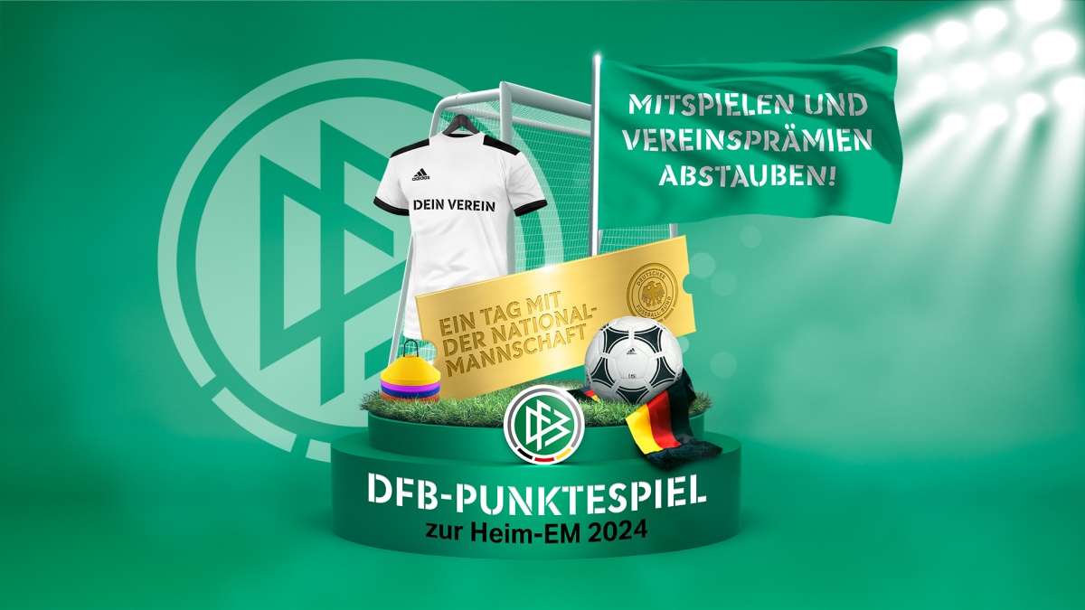 EM-Tickets und Deutschland-Trikots: Chance auf attraktive Zusatzprämien beim DFB-Punktespiel